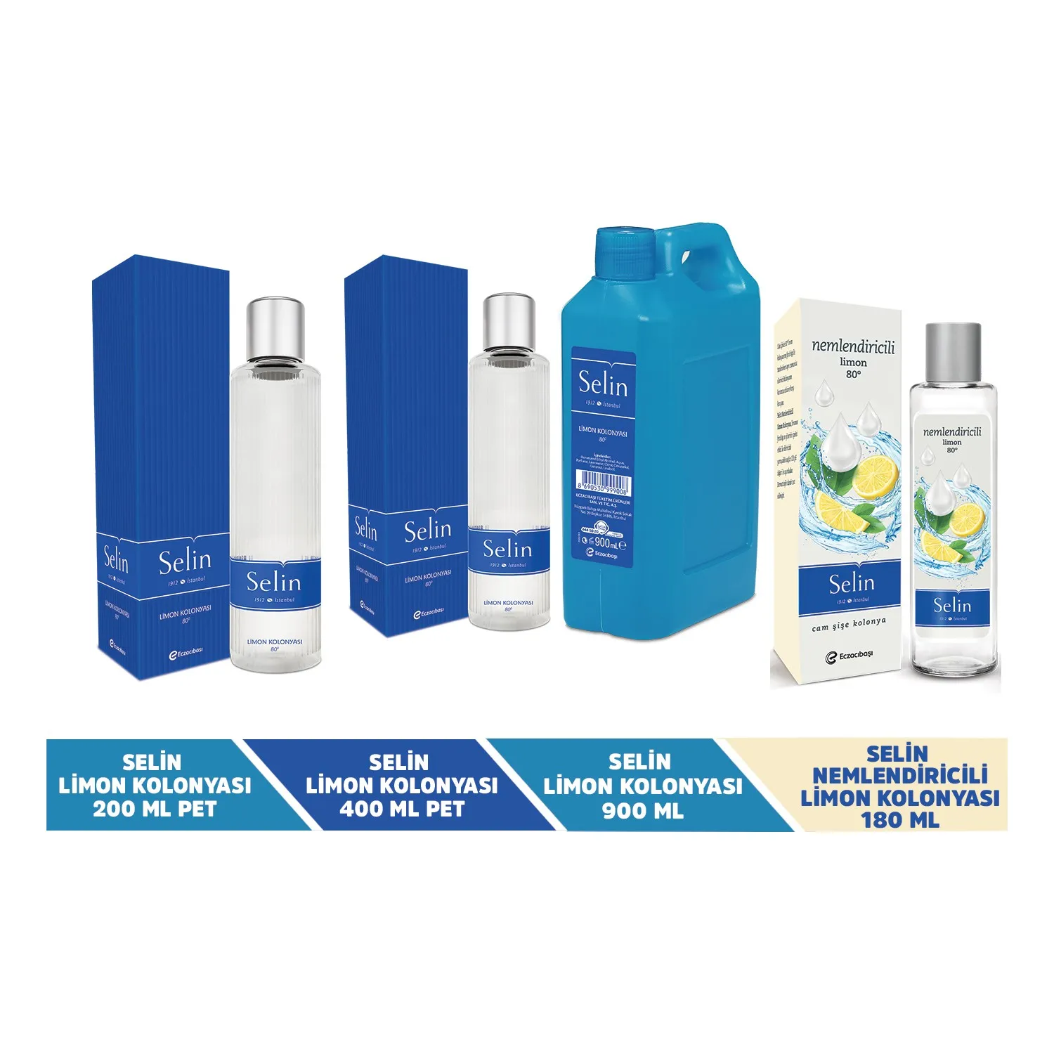 

STUNNING WITH ITS WONDERFUL SMELL Selin Lemon Cologne Set FREE SHIPPING