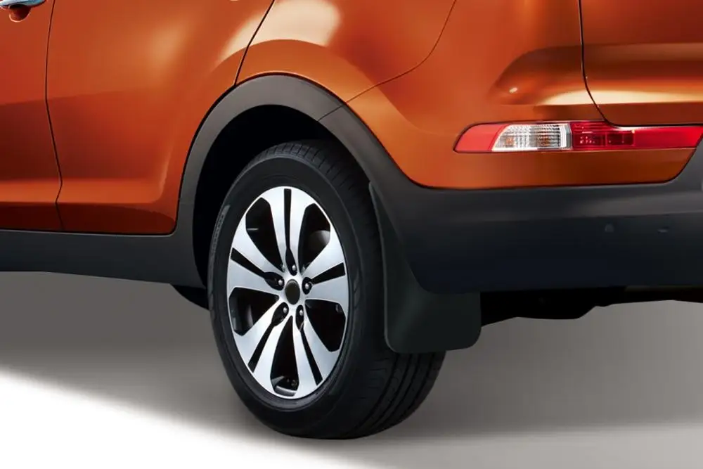 Брызговики задние для Kia Sportage III 2011 ~ 2016 2 шт./комплект брызговики автомобиля