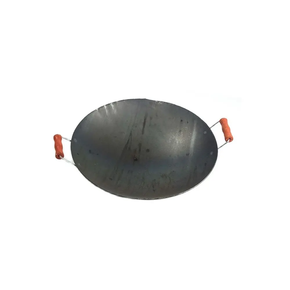 

35 cm Barbecue Sheet Roasting Roasted Pancake . Dual Function Cast Iron Kitchen Garden Cooking Chicken Sauteed Meat Dough Bread