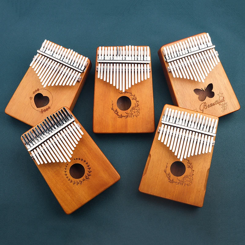 Kalimba фортепиано для большого пальца 17 тон начинающих введение Kabarin пальцевое