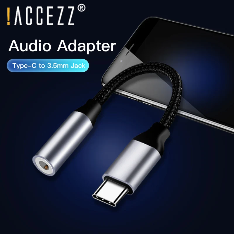! Кабель для наушников ACCEZZ с разъемом Type-C на 3 5 мм USB C AUX зарядный кабель Huawei Mate 20 P30
