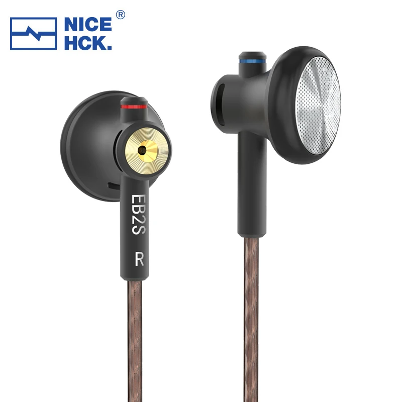Металлические Hi-Fi наушники NiceHCK EB2S с ЧПУ 3 5 мм 4