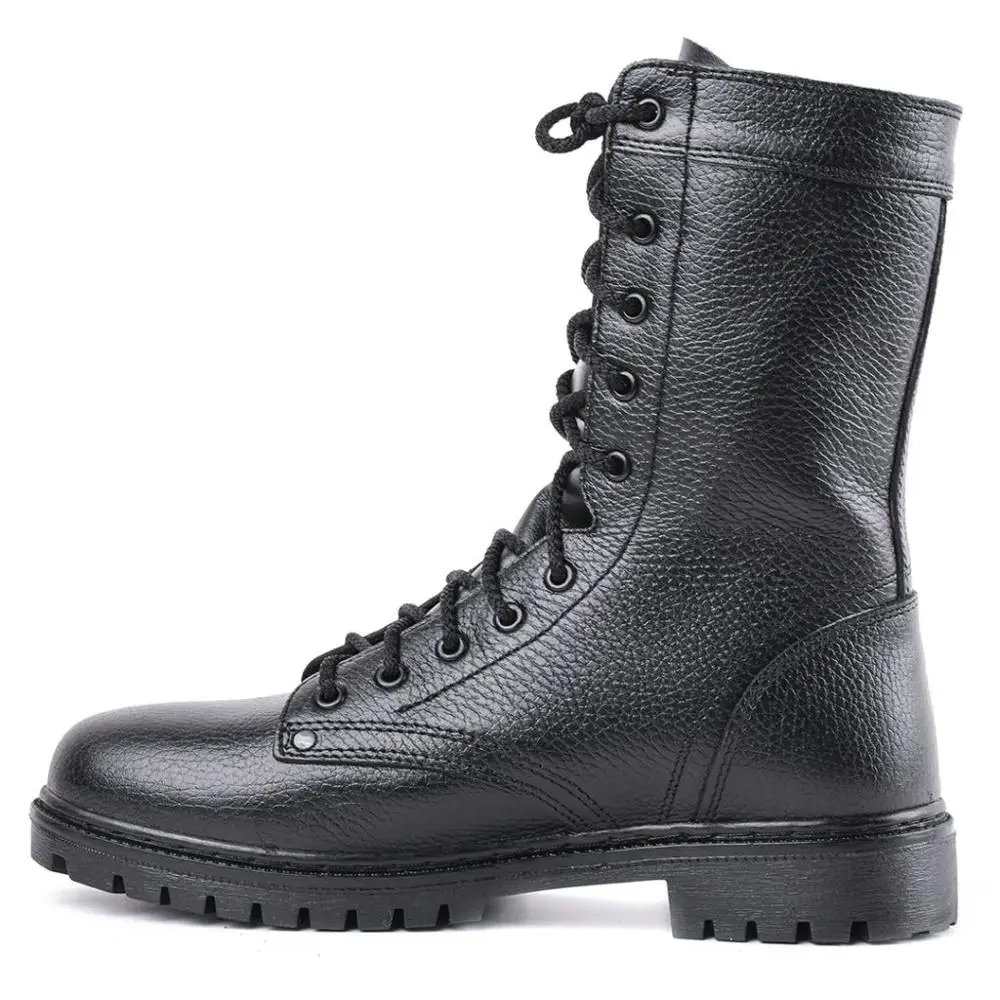 Всесезонные Черные ботильоны со шнурками из натуральной кожи на плоской подошве