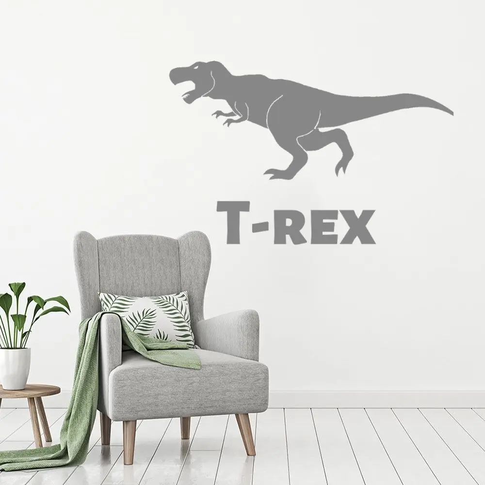 

T-Rex Dinosaur Animal For Kids Stickers Home Bedroom Wall Art Decoration Removable A001175