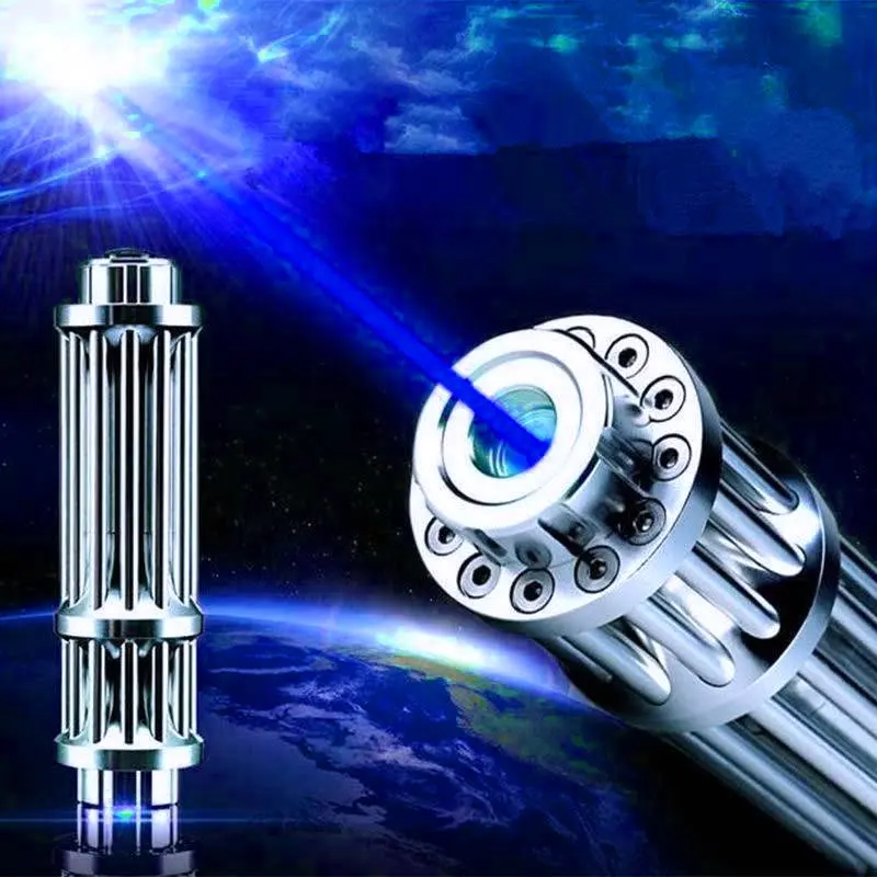 1 мВт 532NM USB Перезаряжаемые синий лазерный указатель ручка сжигание 20 миль луч