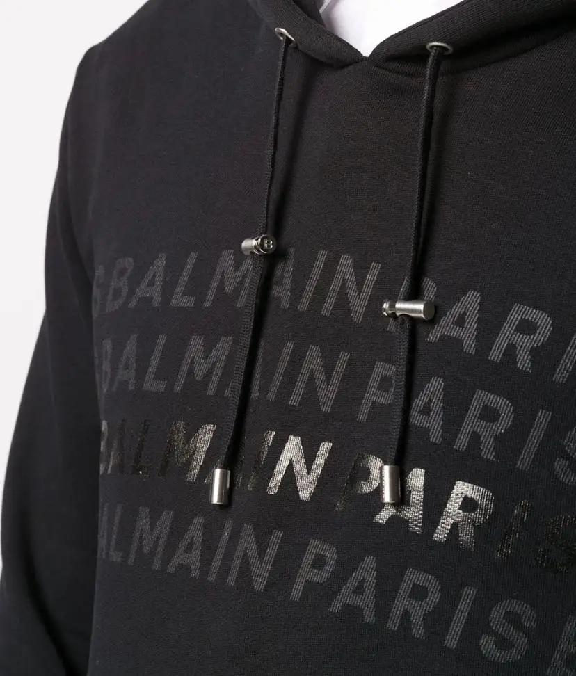 

BLACK PRINT HOODIE
