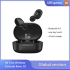 Беспроводные наушники Xiaomi mi true wireless, базовые наушники 2s Redmi AirDots 2s, Bluetooth 5,0, сенсорное управление, TWS наушники, игровой режим, USB C наушники