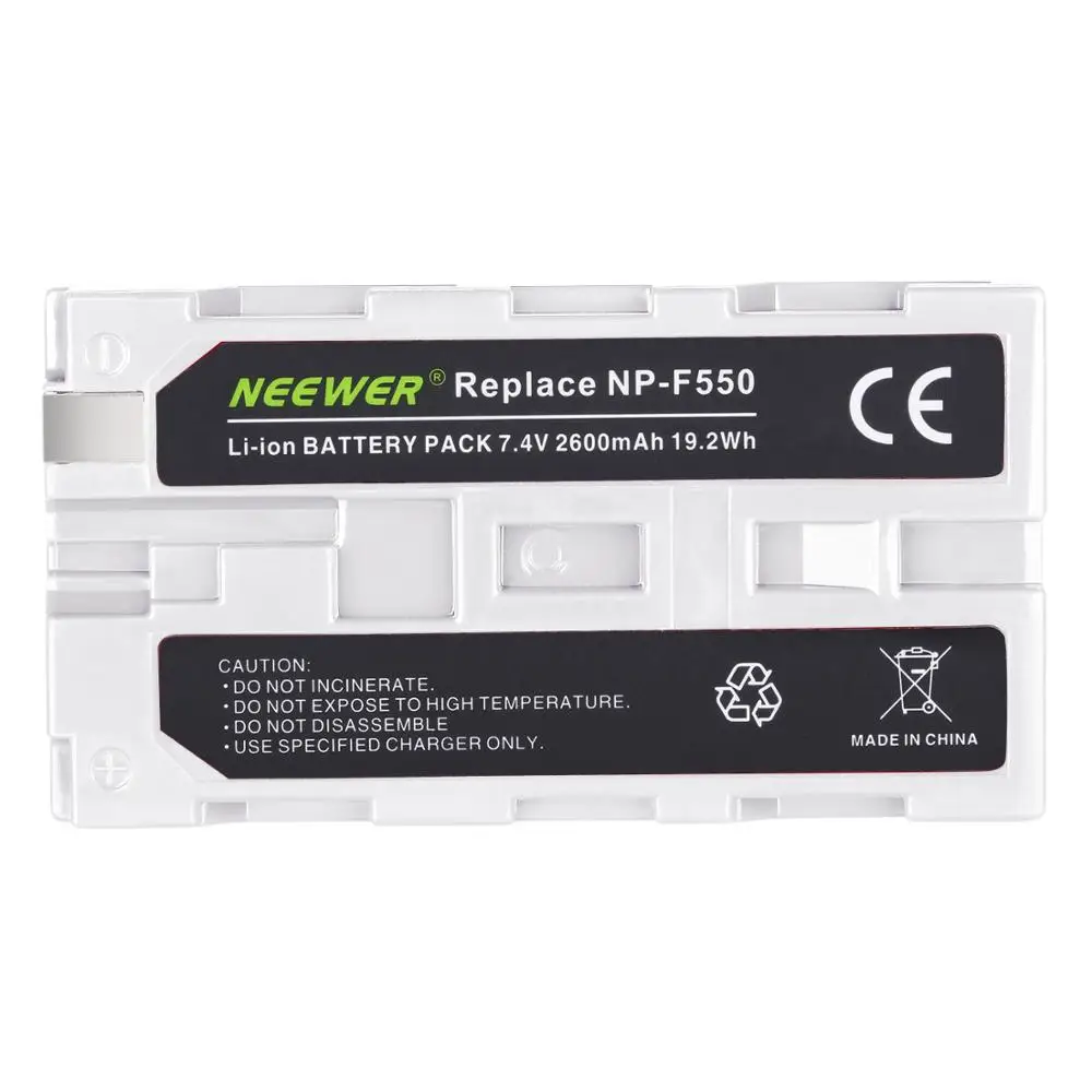 

Neewer Перезаряжаемые Li-Ion Батарея Замена для Sony NP-F550/570 Neewer NW759 74 к 760 монитор и Другое огни, используя NP-F550