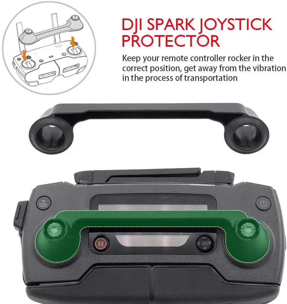 2 упаковки DJI Spark Gimbal крышка объектива защищающий чехол для камеры защита и транспортировка клип пульт дистанционного управления беспроводной джойстик протектор