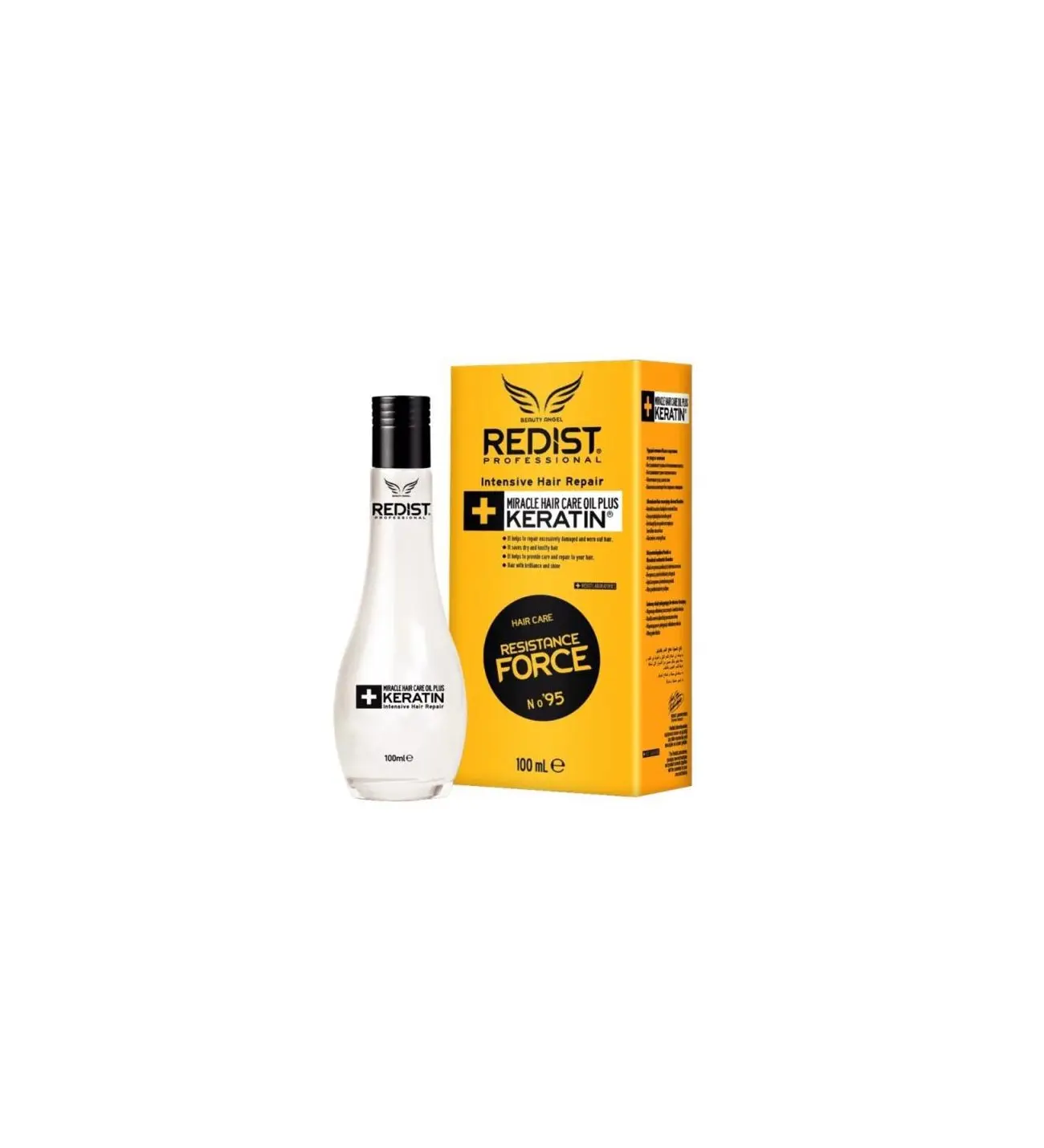 

Redist Keratin Oil 100ml treatment set No FORMALDEHYDE No Irritation No smoke Wash Immediately Smooth hair keratin treatment