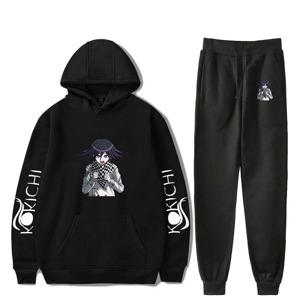 

Anime kokichi ouma Merch Hoodie Sweatsuit Men Women Causal Unisex Tracksuit Pullover XXS-4XL