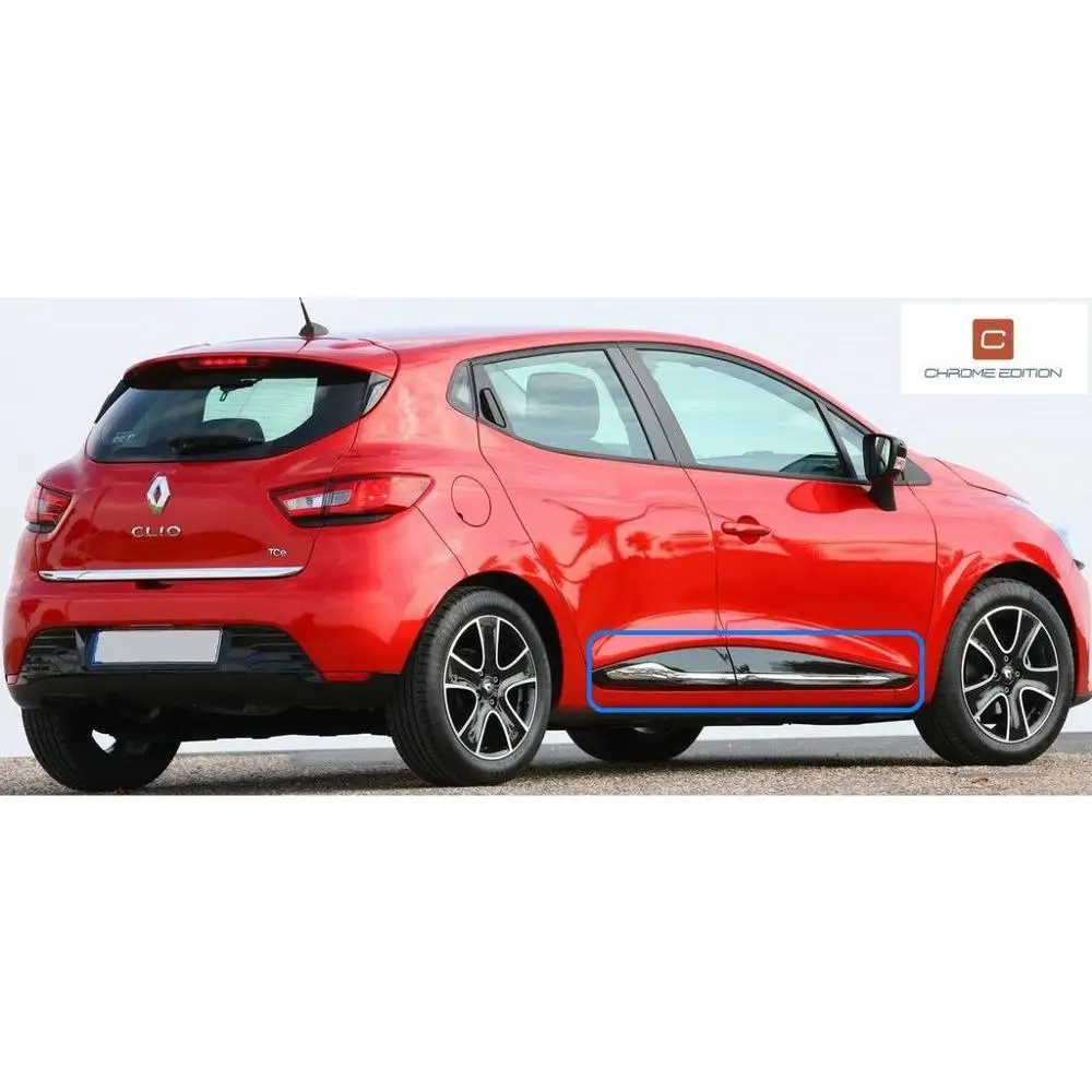Для Renault Clio 4 хромированная Боковая дверь 2012 2013 2014 2015 2016 2017 2018 автомобильный