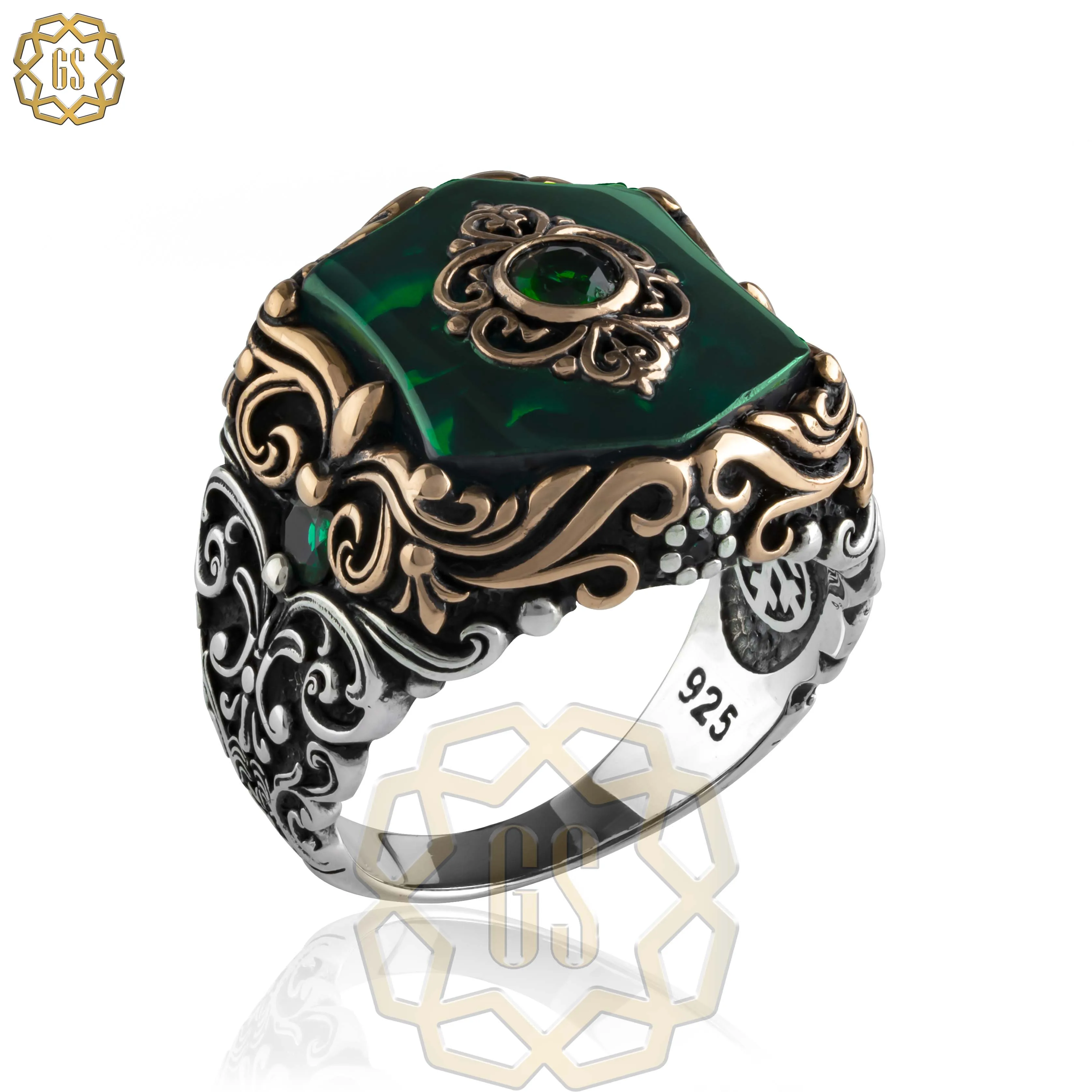 

Серебряное кольцо для мужчин 925 Сделано в Турции с камнем (ракушка, агат, оникс) .. Гарантированное высокое качество .. Турецкие украшения