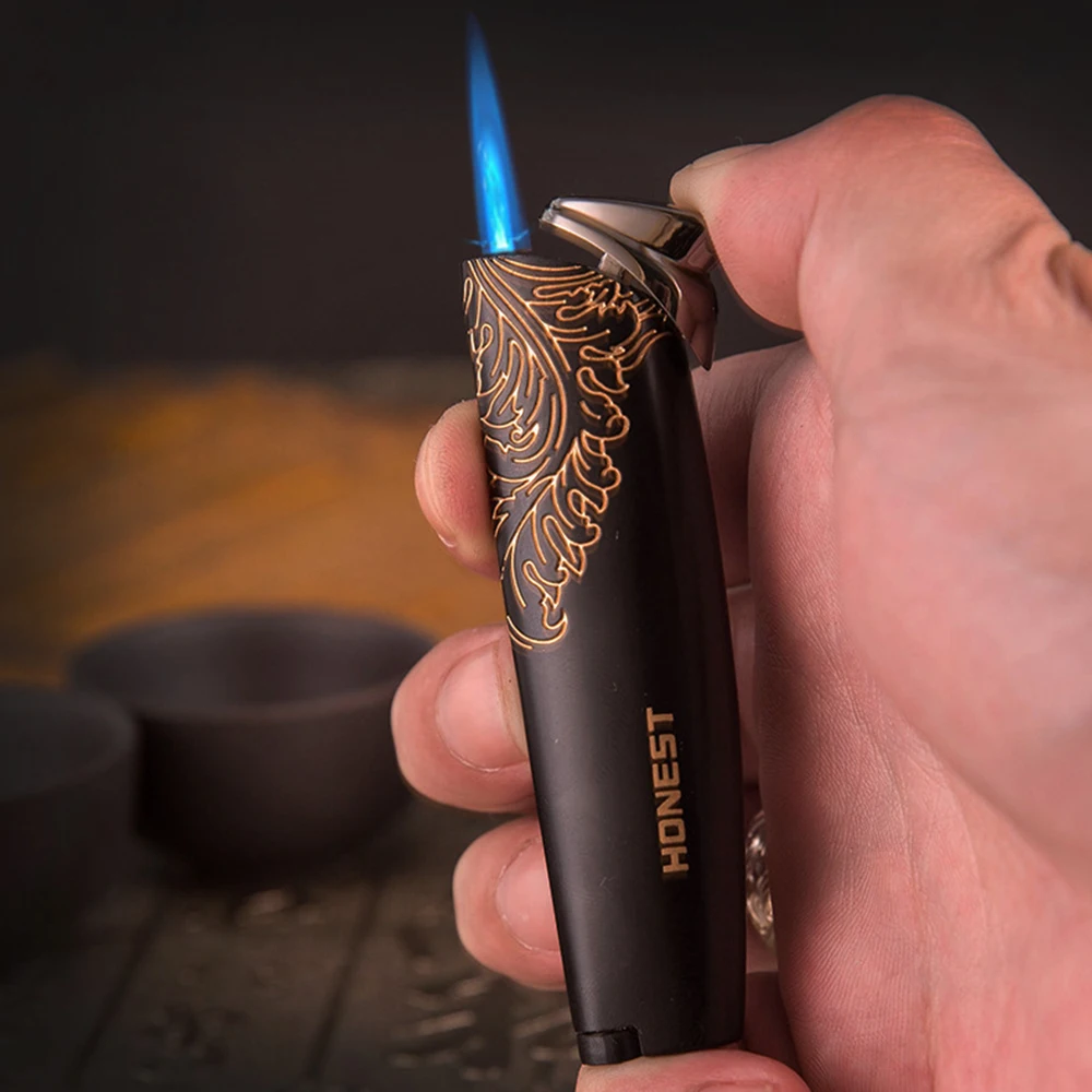 Зажигалка для сигарет жидкость Singel Jet пламя ветрозащитная зажигалка