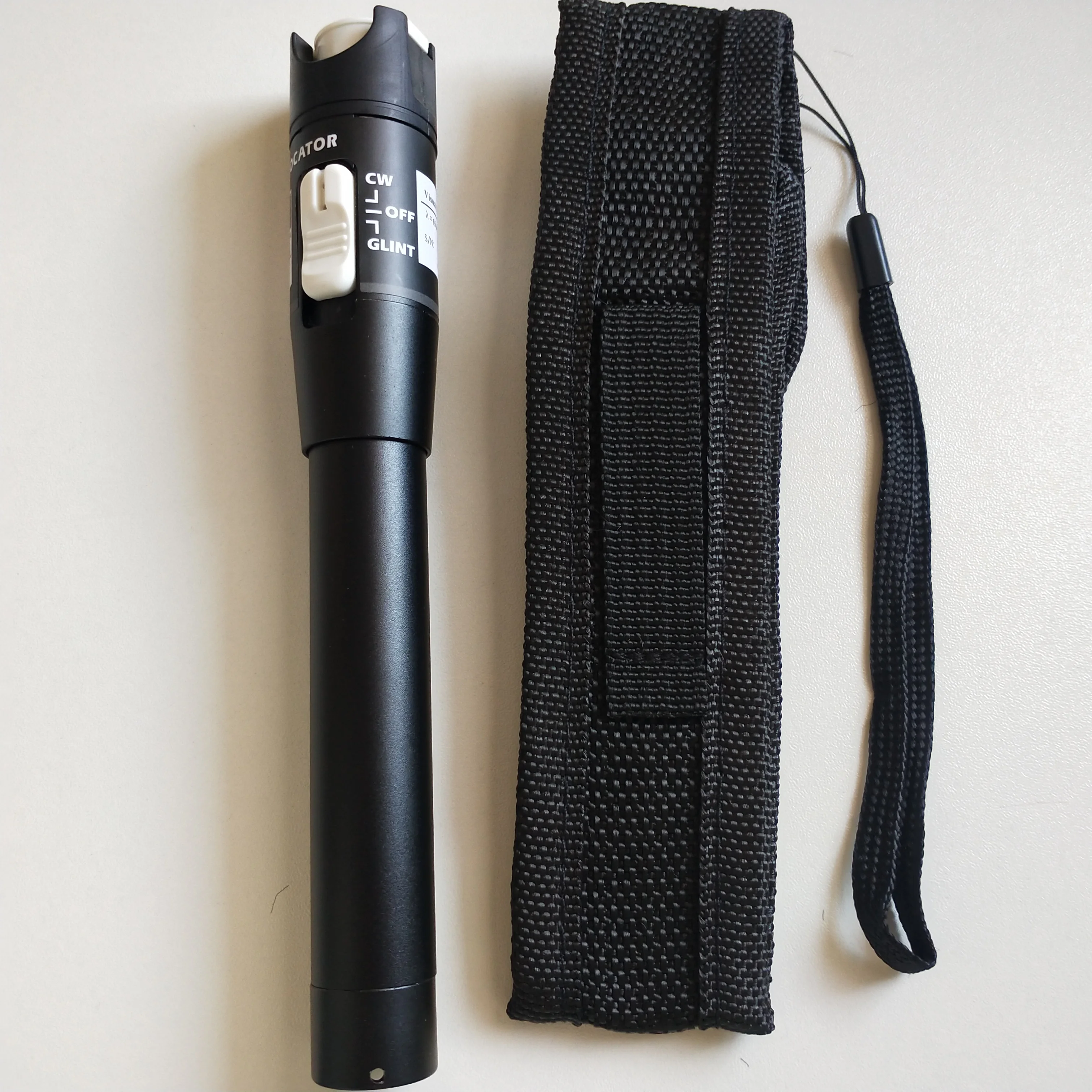

Good price FTTH fiber optic visual fault locator 5-30KM 15mw/25mw/35mw/45/mw/55mw VFL colorful cable deteator tool kit