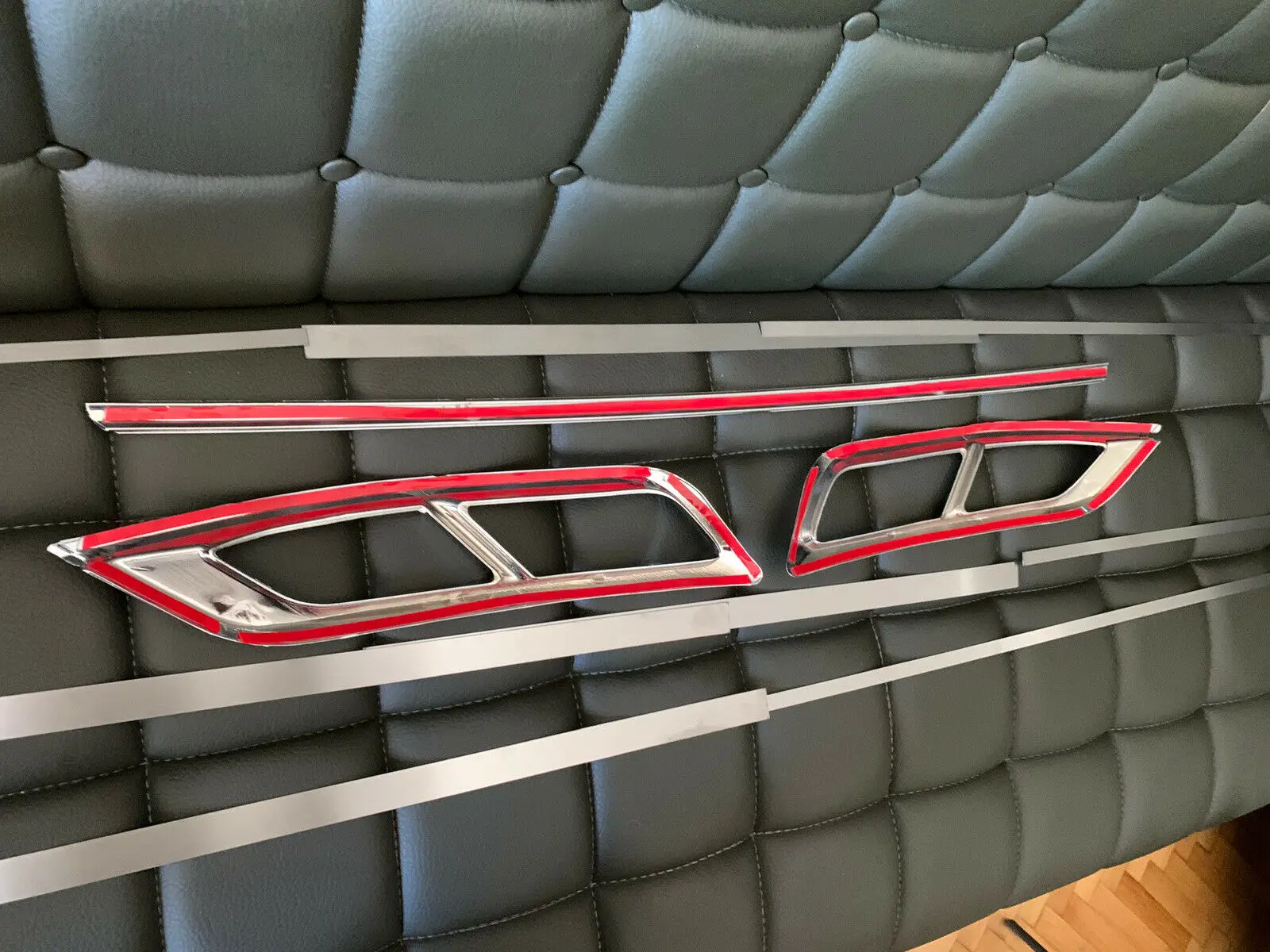 Rline R line Стиль 2019 + для нового VW Passat B8 B8.5 хромированные дефлекторы выхлопных газов