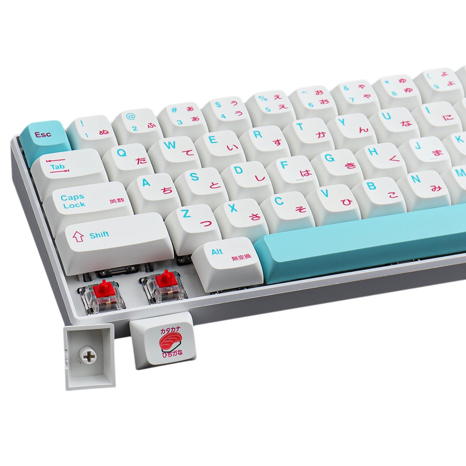 

GMK Sushi Keycaps 120 Keys Dye-Sublimation XDA Profile PBT Keycaps for MX Switches Mechanical Keyboards