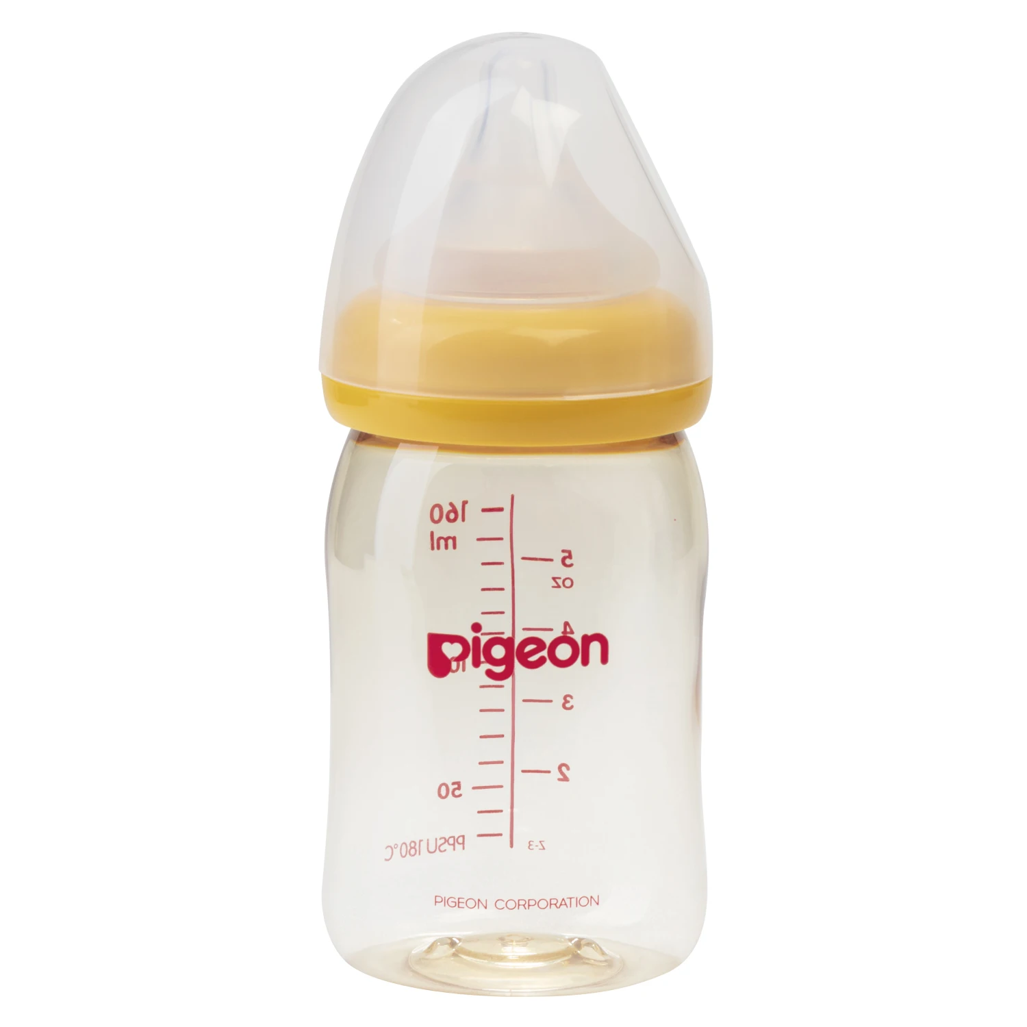 Бутылочка для кормления Pigeon SofTouch Peristaltic PLUS 0+ мес. 160мл PPSU |