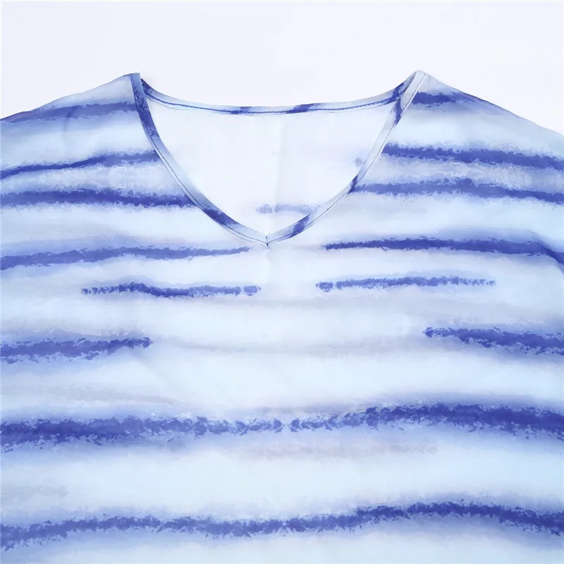 Необычная Летняя женская шифоновая пляжная одежда с кисточками, купальник, накидка, купальный костюм, мини-платье, свободное однотонное парео, накидка - Цвет: M