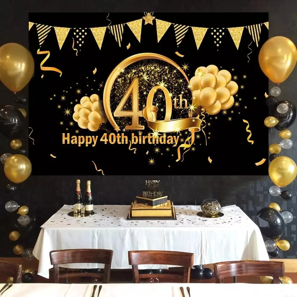 Wayfun черного и золотого цвета на день рождения воздушные шары для взрослых