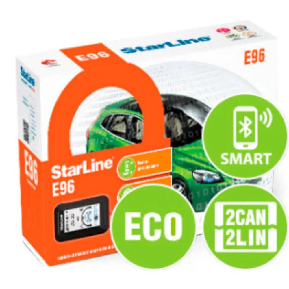Автосигнализация StarLine E96 BT 2CAN+2LIN ECO | Автомобили и мотоциклы