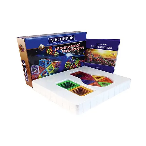 Магнитный конструктор Магникон " Комета", 30 деталей