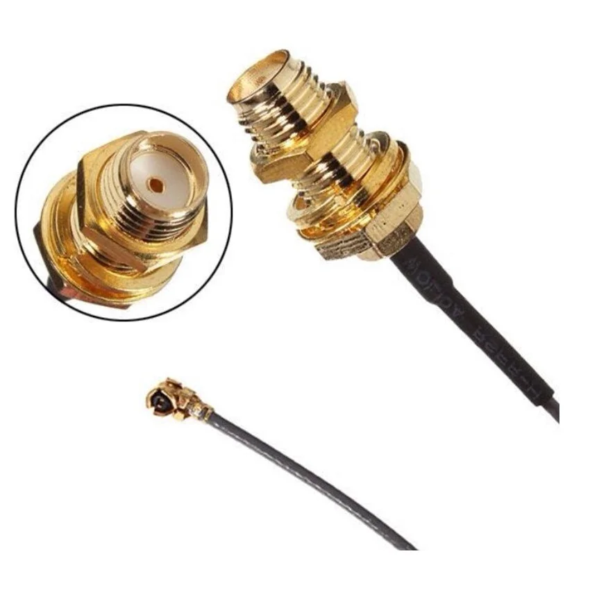 Соединительный кабель IPEX-SMA/UFL-SMA для антенн Wi-Fi/GSM/2G/3G/4G длина 15 см