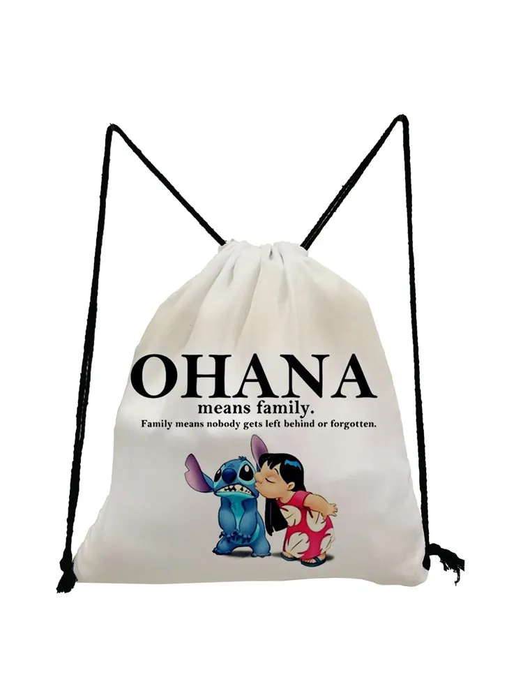 Сумки на шнурке Disney Lilo &amp Stitch Детский Маленький рюкзак с мультипликационным