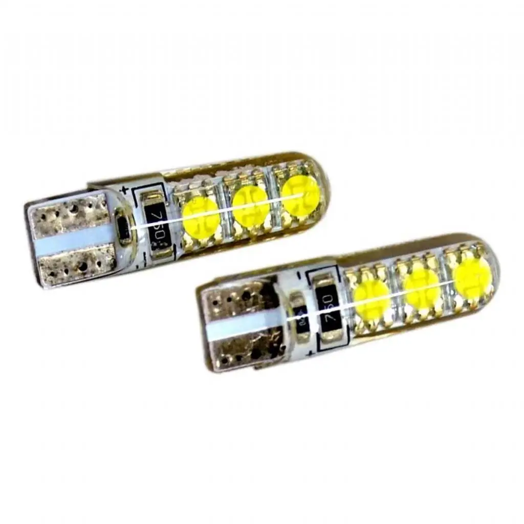 TveT 12V T10 6 SMD Cambus Silikon Лампа Белая T38056|Передние LED-фары для авто| |