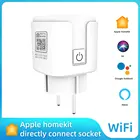 Tuya умная вилка Европейского типа Wifi таймер розетка голосовоеapp дистанционное управление работа с Homekit Siri Alexa Echo Google Smartthings