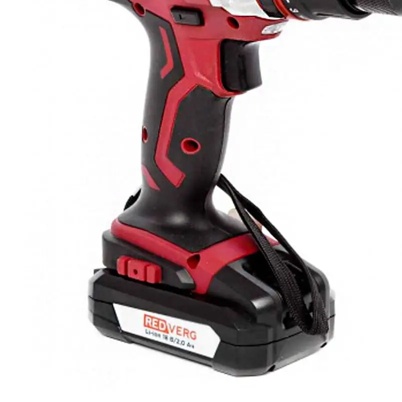 Шуруповерт аккумуляторный ударный RedVerg RD-ISD18V с автоматической блокировкой