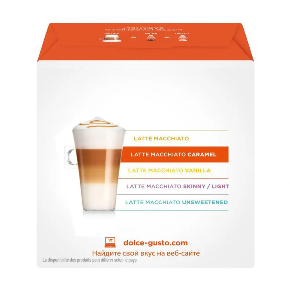 Нескафе Dolce Gusto Карамель Мак 168.8г | Продукты
