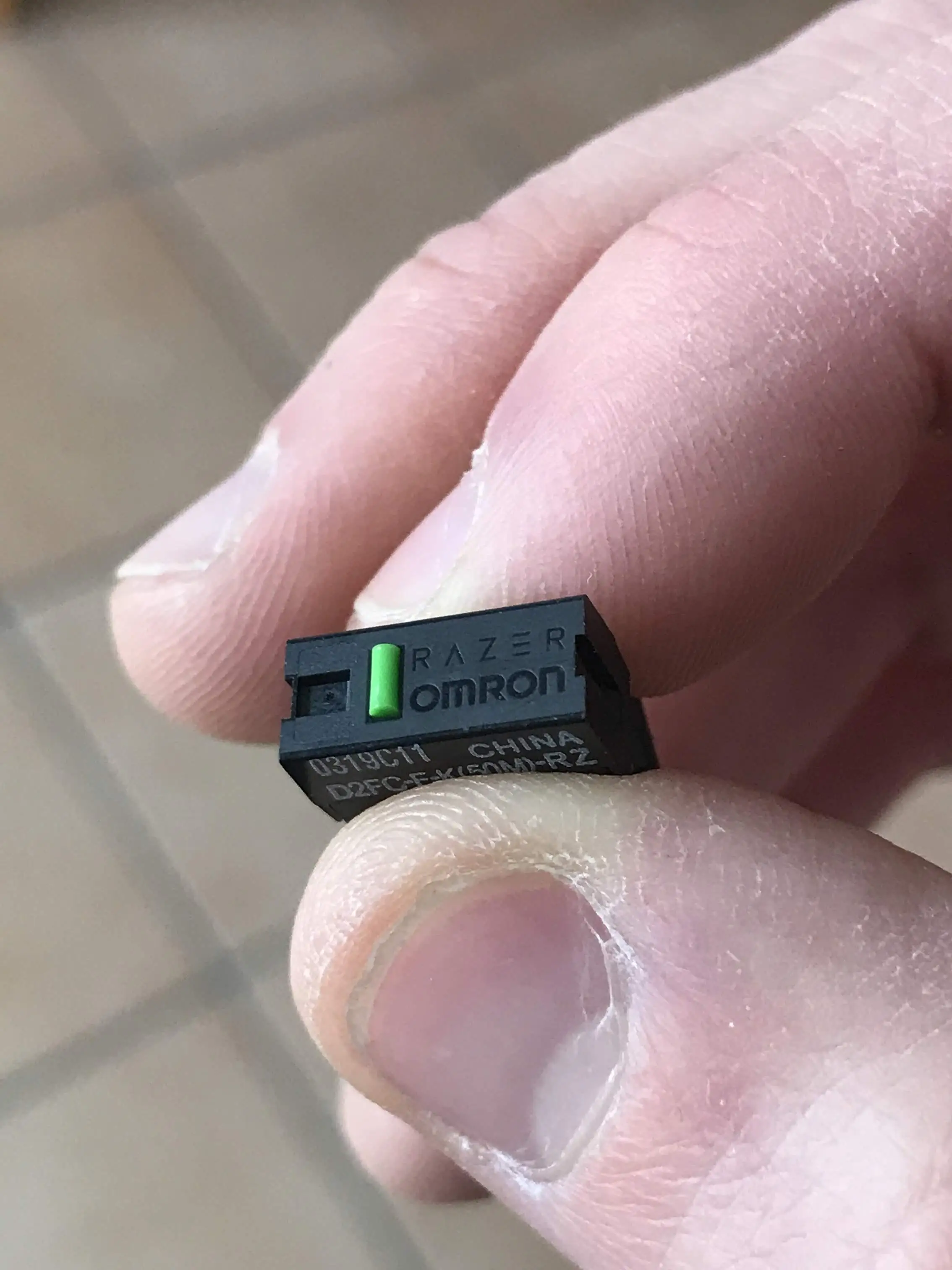 OMRON D2FC F K 50M RZ микропереключатель (зеленый) для мышек оригинал RAZER China 2521|Аксессуары