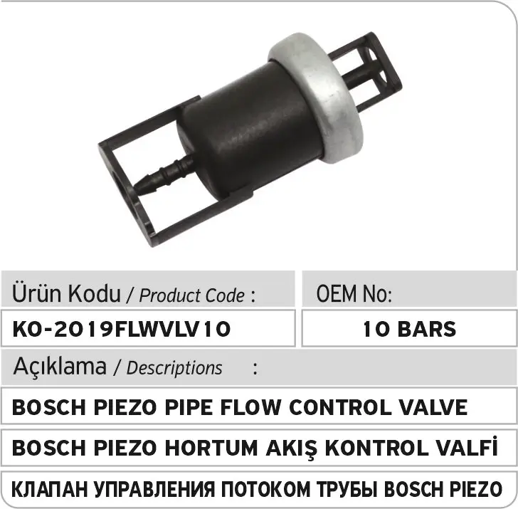 

Bosch Piezo Injector Return Pipe Set Control Valve 1 Way