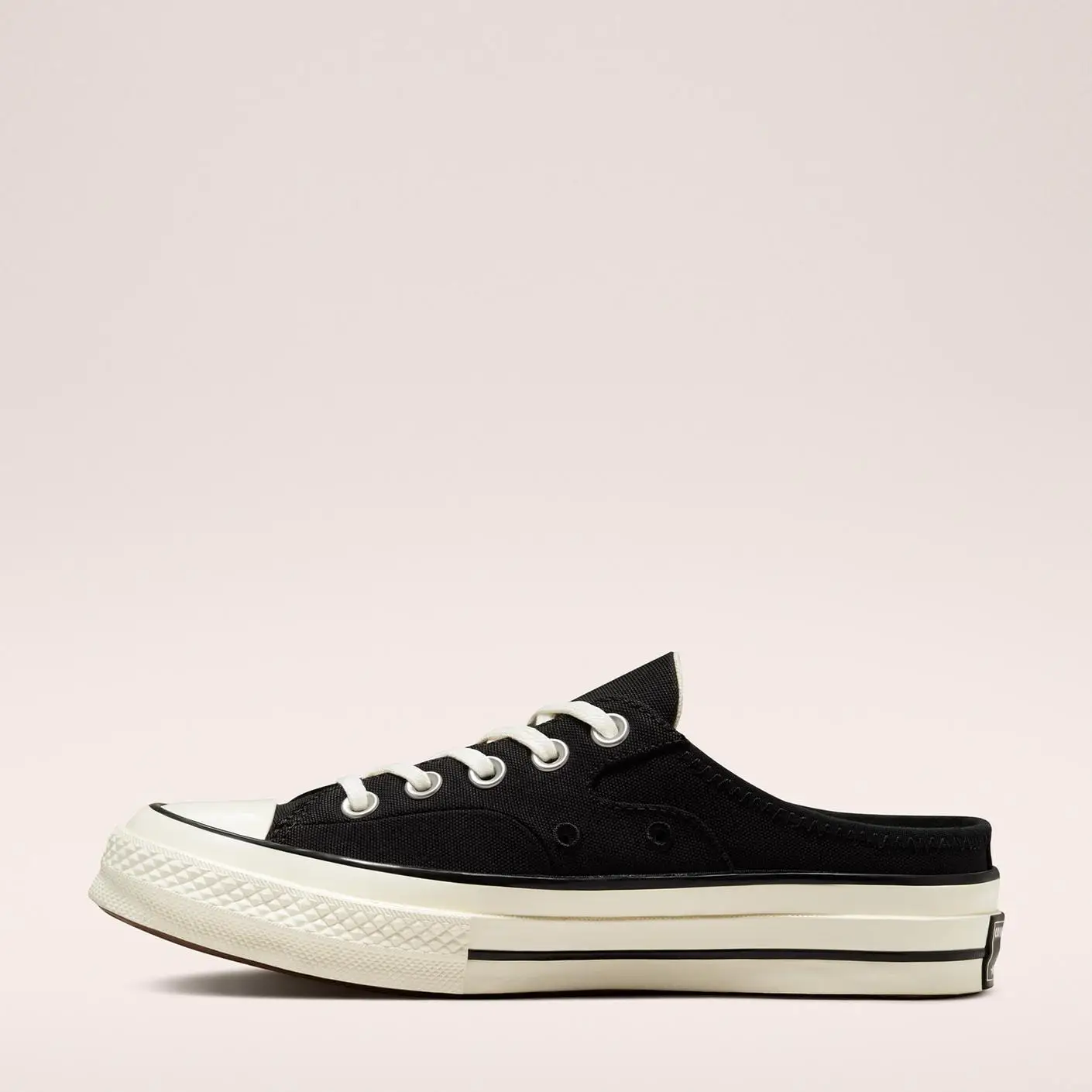 Оригинальные черные кроссовки Converse Chuck 70 без шнуровки из переработанной холщовой
