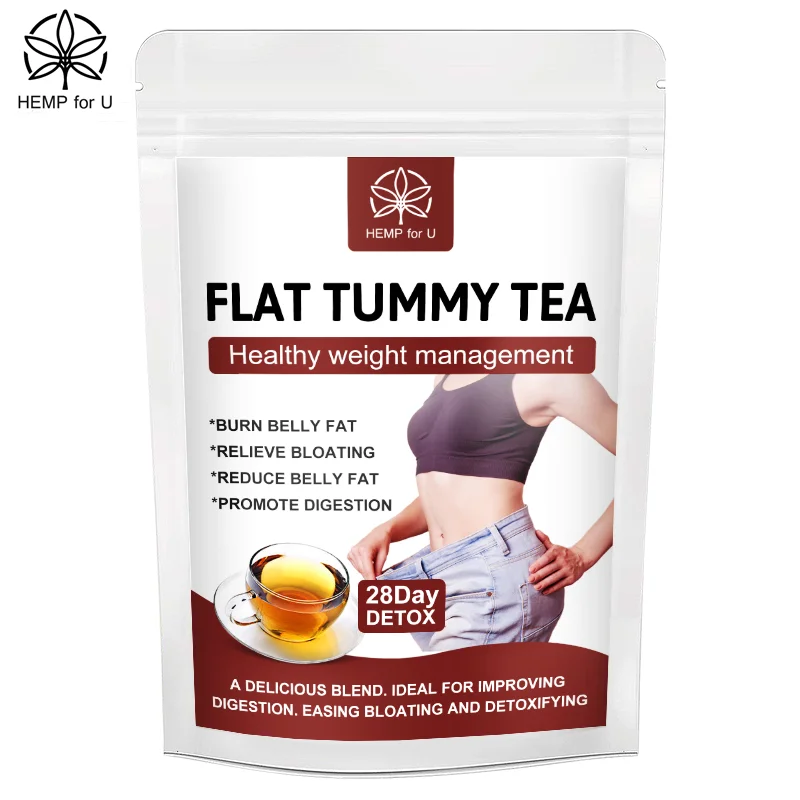 

Плоский чай для похудения HFU, продукты для похудения, сжигатель жира для детоксикации, уменьшение объема Слива живота, масло для похудения, б...