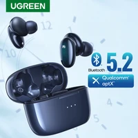 ugreen hitune x5 tws wireless bluetooth 5 2 earphones aptx qualcomm chip headphones 4 mic cvc 8 0 tech