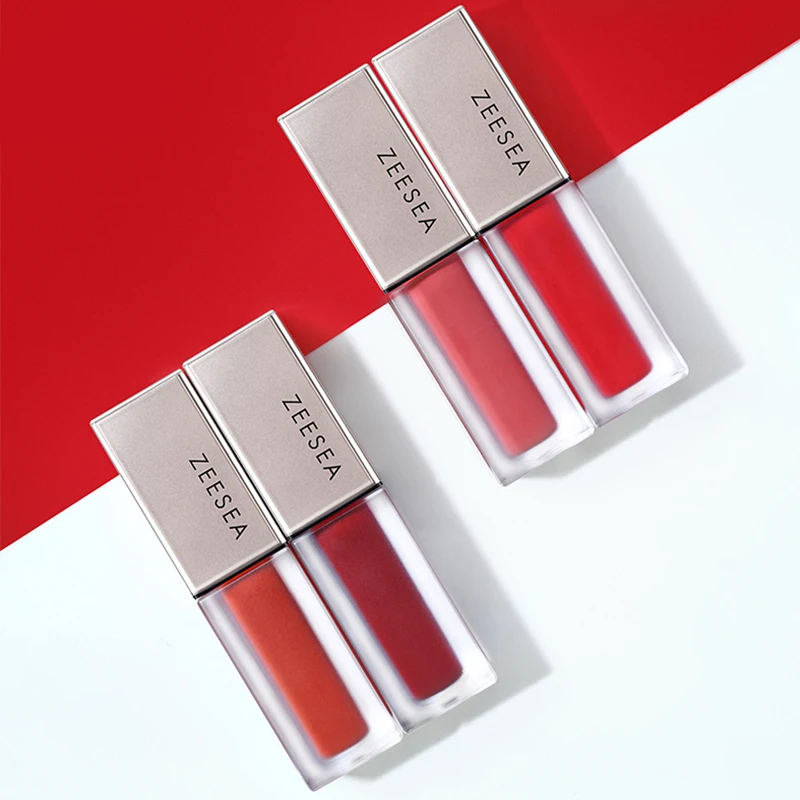 ZEESEA цветной питательный матовый Набор губной помады для макияжа женщин легкий в