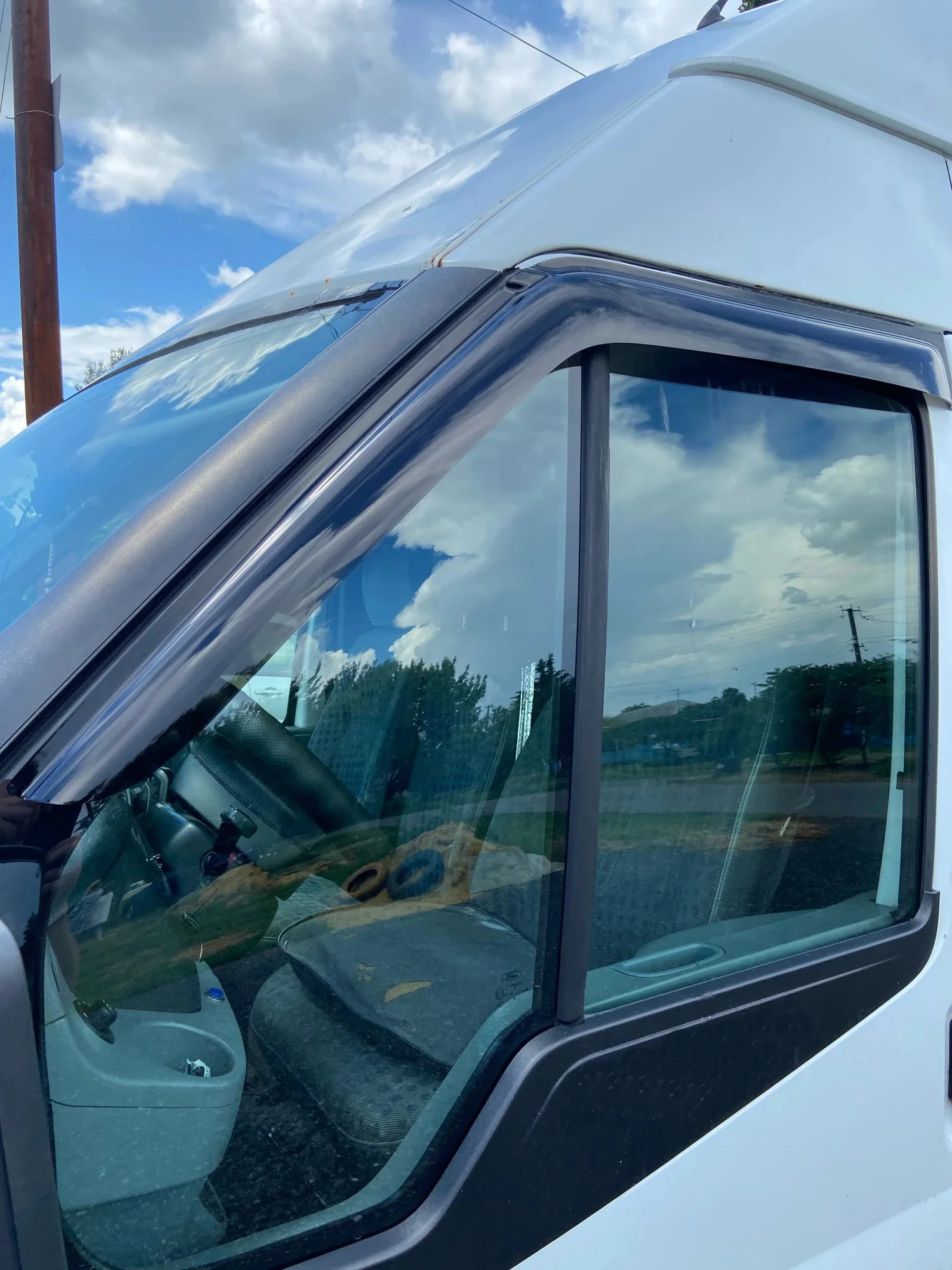 Ветровики для форд транзит дефлекторы окон дождевики козырьки козырек солнце