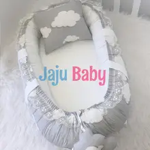 Детское гнездо Jaju Babynest Gri Bulutlu Ortopedik Lux Детское гнездо Jaju Babynest Gri Bulutlu Ortopedik Lux
