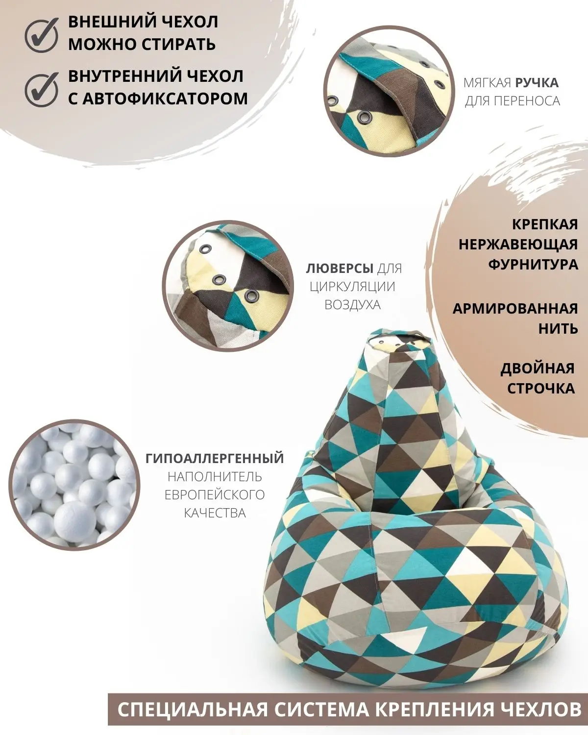 Бинбэг пуф Оттоманка пуф Для загородного дома Диван кресло гостиной Садовая мебель груша пуф Сад в спальне Большой xxxxl маленький диван.