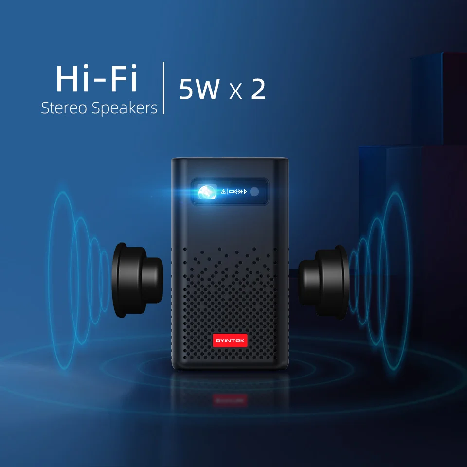 BYINTEK P20 Mini Outdoor Portable Smart Android WIFI TV Video Pico LED DLP Projector for Full HD 1080P Smartphone PC 4K Cinema |