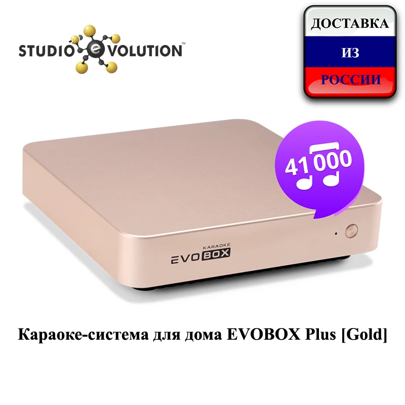 Караоке-система для дома EVOBOX Plus [Gold] | Электроника