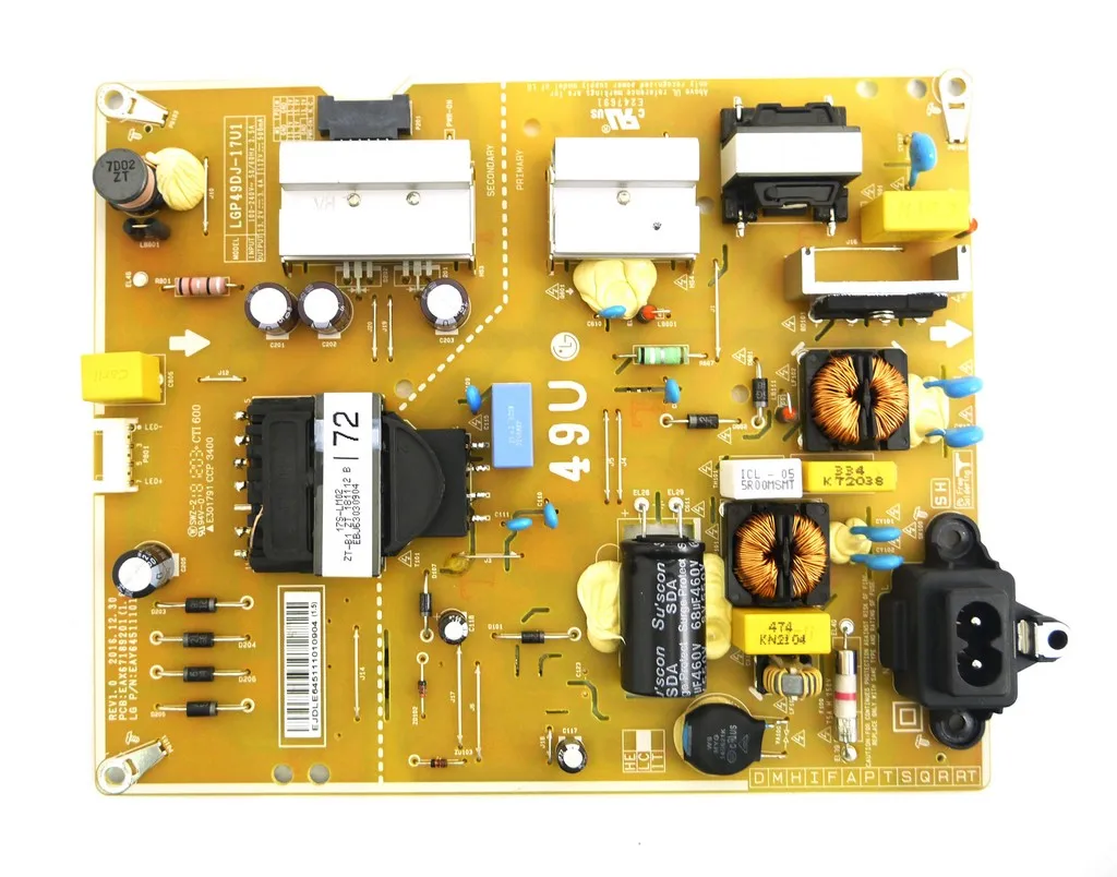 Блок питания для телевизора LG 49UK6200PLA (EAX67189201(1.6) EAY64511101) б/у |