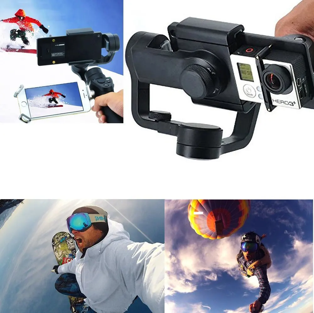 Монтажная пластина адаптер для DJI Osmo Экшн камера GoPro Hero 8/7/6/5/4/3/3+ Экшн-камера Xiaoyi спортивной экшн-камеры SJCAM AKASO APEMAN eken Камера Zhiyun мобильный шарнирное соединение