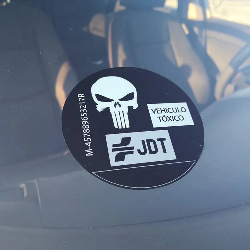 Экологичный отличительный виниловый токсичный автомобиль Каратель