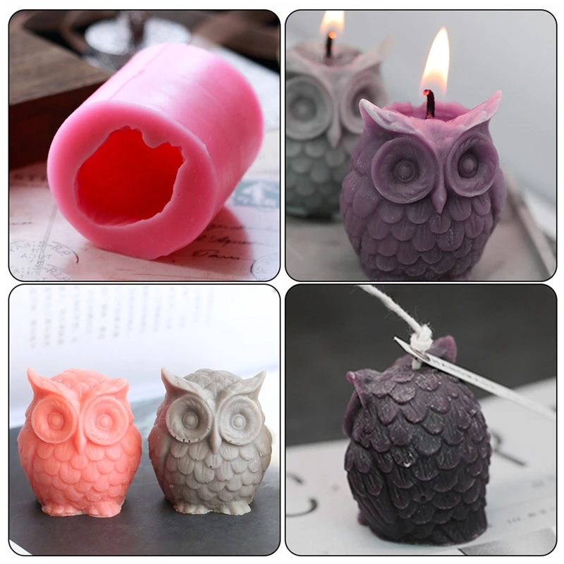 

Silicone Mold DIY Candles Mould Handcraft Ornaments Soy Wax Candle Mold Aromatherapy Plaster Candle 3D Silicone Soap Mold