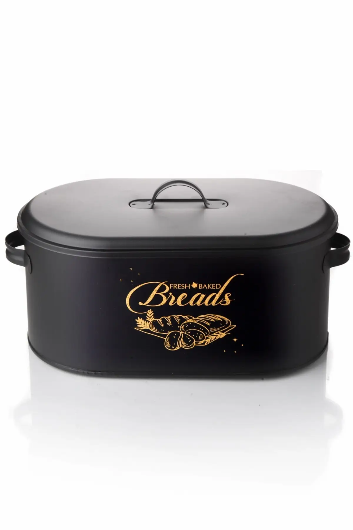 

Luxury Metal Large Size Patterned Bread Bread Storage Box With Lid Kitchen Organizer