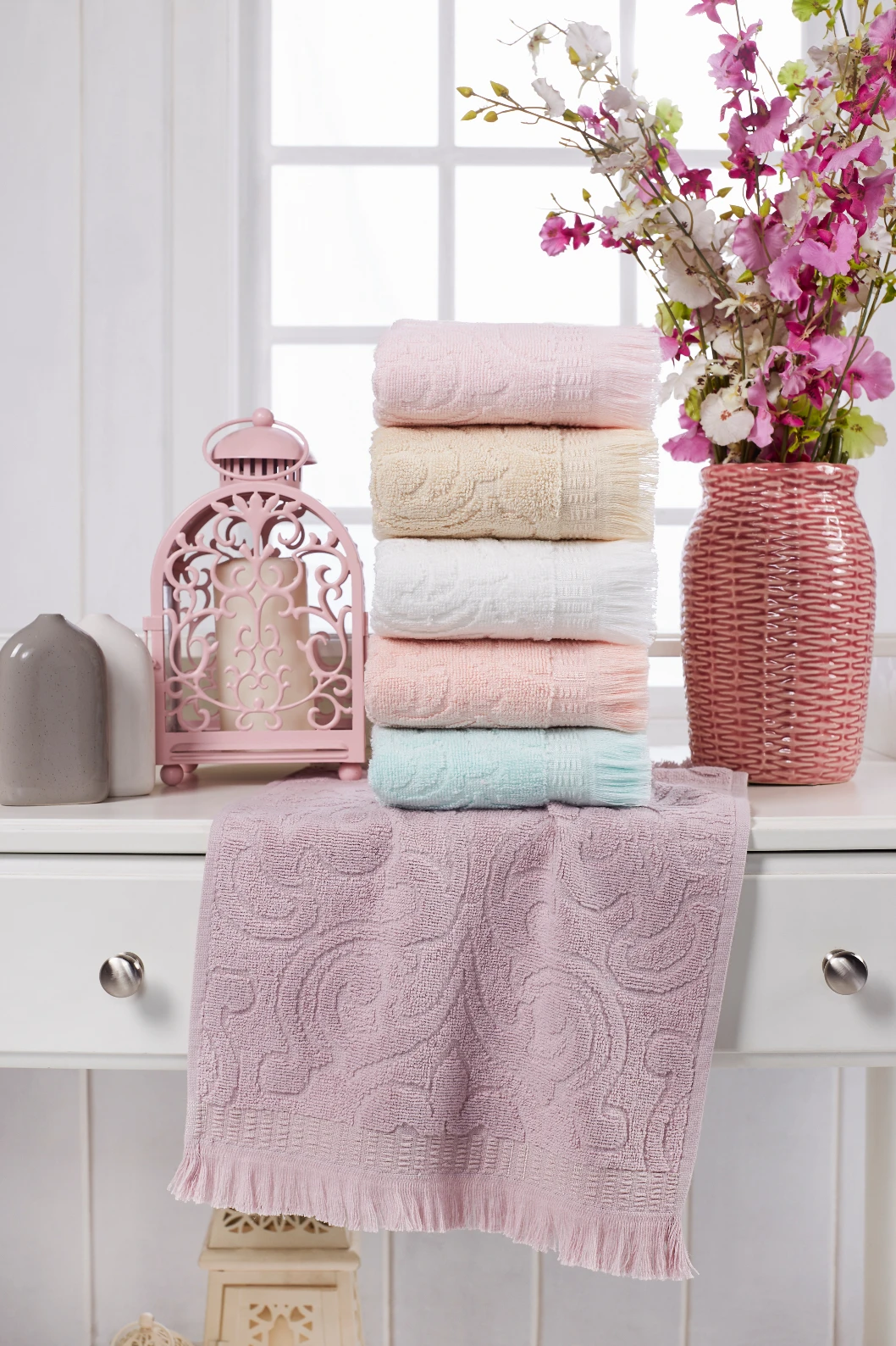 

Organic Cotton %100 Home Supplies Soft Face/Hand Towel Thick Absorbent Cloth Dishcloths Hanging Cloth Home Accessories 30*50cm