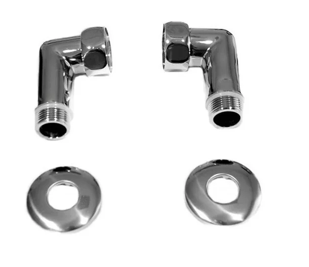 Американки для полотенцесушителя угловые 3/4&quotх1/2&quot ВР-НР хромированные |